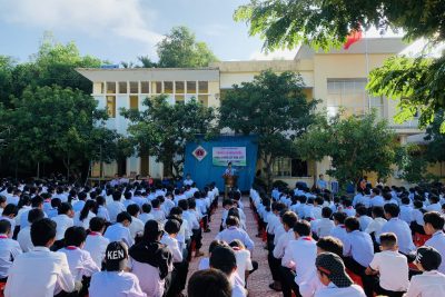 Sinh hoạt ngoại khóa chuyên đề  phòng chống tệ nạn xã hội và ATGT