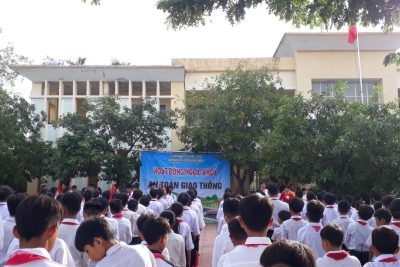 Hoạt động ngoại khoá về công tác tuyên truyền ATGT, các tệ nạn xã hội, ma tuý trường học và bạo lực học sinh đường năm học 2023 – 2024